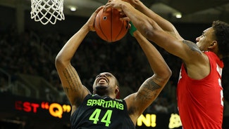 Next Story Image: Michigan State routs Ohio State but loses Nick Ward to broken hand